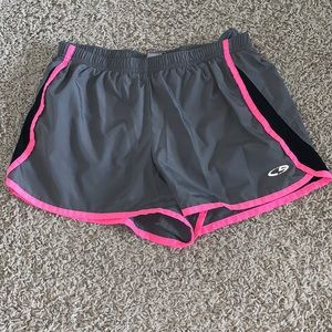 Champion shorts, grey and pink! Barely worn